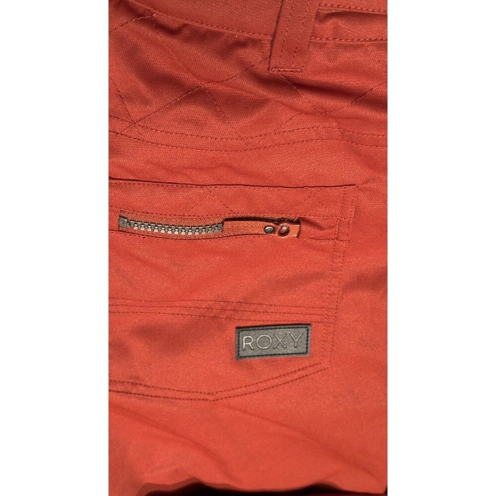 Women's Snow Pants By Roxy Nadia Smoked Paprica Size XS 10K DryFlight Technology - Picture 12 of 16